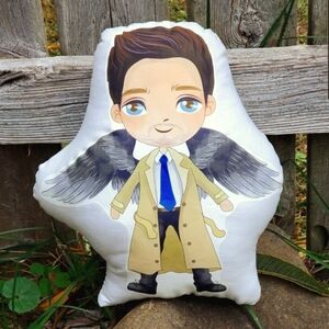 Supernatural Castiel Pillow Pal. New.